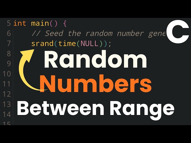 C Program to Generate Random Numbers with in a Range of values