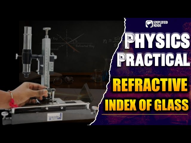 Refractive Index of Glass Experiment | Travelling Microscope Method | 2nd PUC Physic Lab Experiments