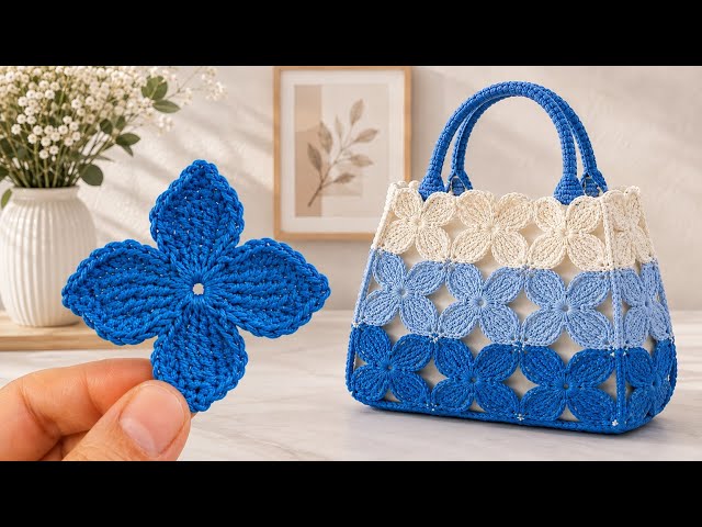 Amazing Creations from a Single Motif! Easy Crochet Motif Tutorial.Runner, Bag,Tablecloth, Bedspread