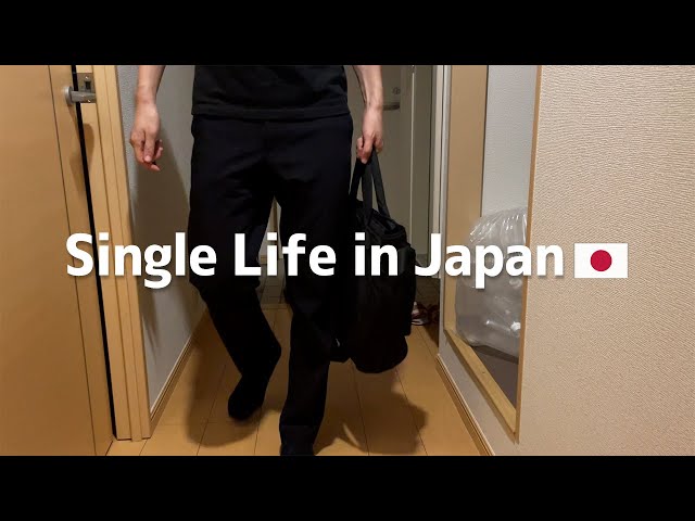 Life in Japan🇯🇵 The Real Routine of a Japanese Salaryman | No wife, No savings, No fame【Vlog】