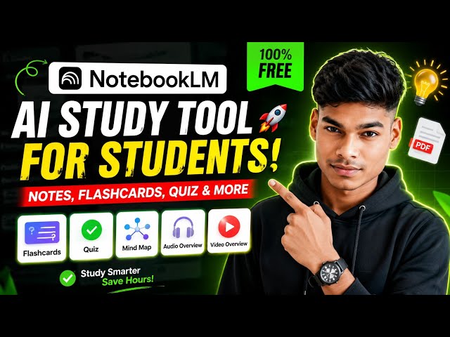 NotebookLM Tutorial in Hindi 🔥 | Best Free AI Study Tool