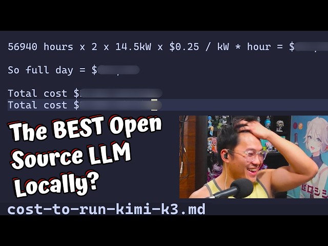 Cost vs OpenAI if I Wanted to Run Kimi K3 Locally