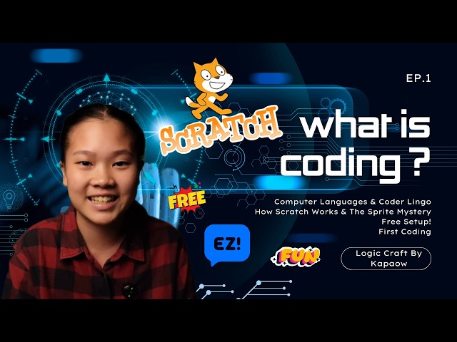 "Scratch Coding Basics: What is Coding & How to Start! (Full EP 1) 🚀"