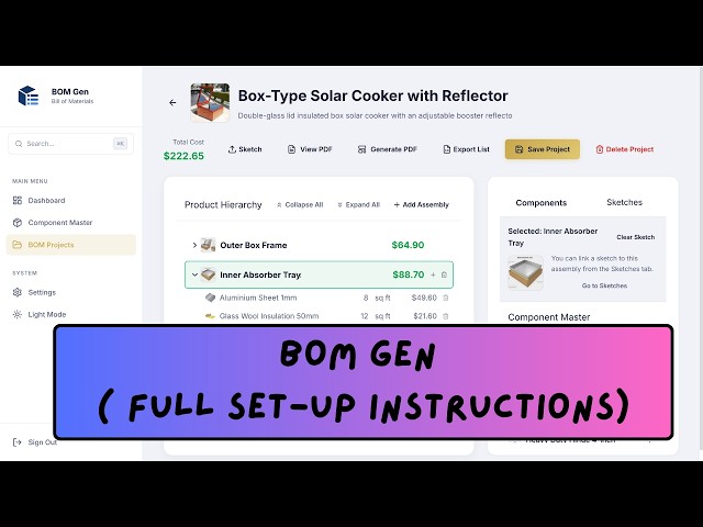 How to Deploy BOM Generator on Google Sheets | Step-by-Step Tutorial