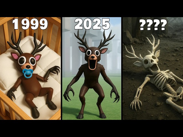 Evolution of THE DEER 99 Nights in Roblox Forest - Italian Brainrot