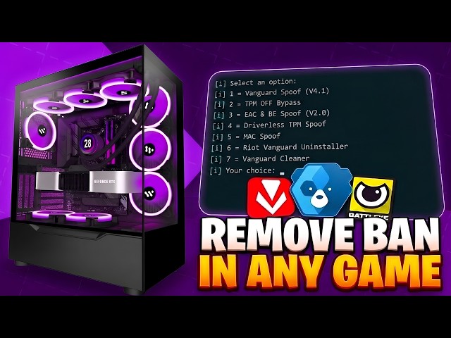 HWID Spoofer Full Tutorial - Get Unbanned Permanently From Any Game In 60 Seconds!