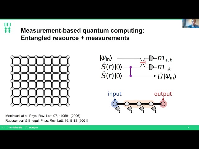 Ulrik Andersen - Implementing quantum gates on a photonic platform