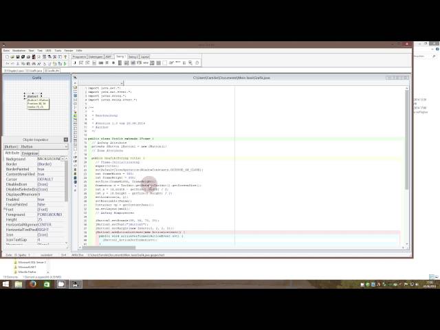 Java-Editor - Grafikprogrammierung (Windows)