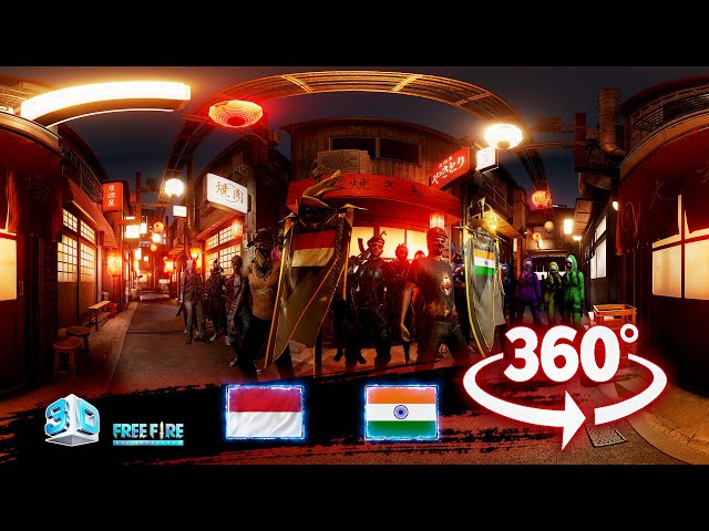 VR 360 VIDEO INDONESIA feat INDIA SERVERS FREE FIRE 3D