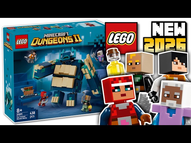 LEGO Minecraft Dungeons II - Twisted Warden Set OFFICIALLY Revealed