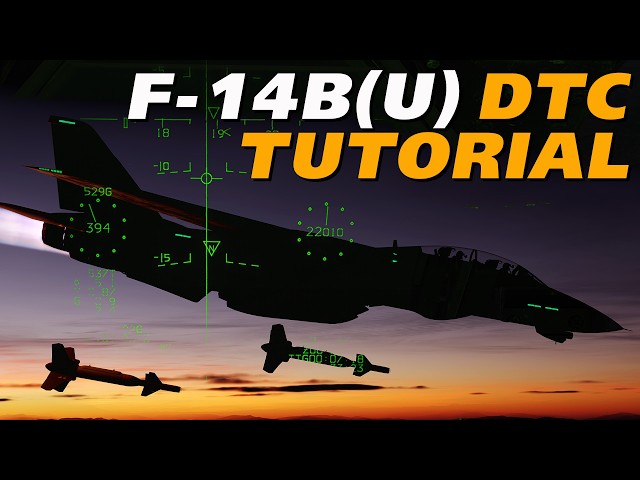 Tomcat GAME CHANGER! | DCS F-14B(U) Basic DTC Tutorial | Navigation, PP JDAM’s & CMDS!