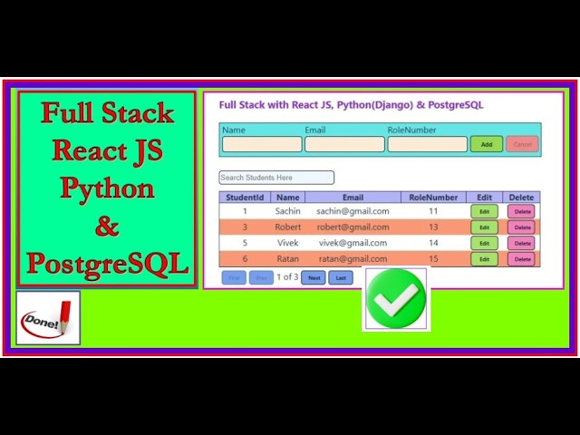 Building a Full Stack Web App with React JS, Python & PostgreSQL | Complete Guide