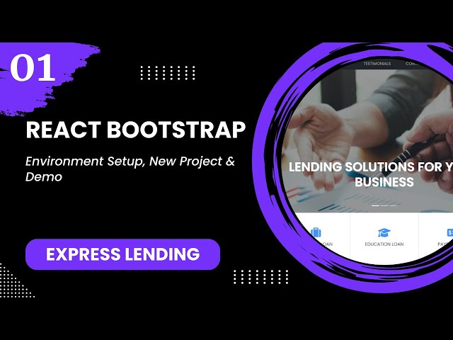 React Bootstrap #1 – Environment Setup, New Project & Demo