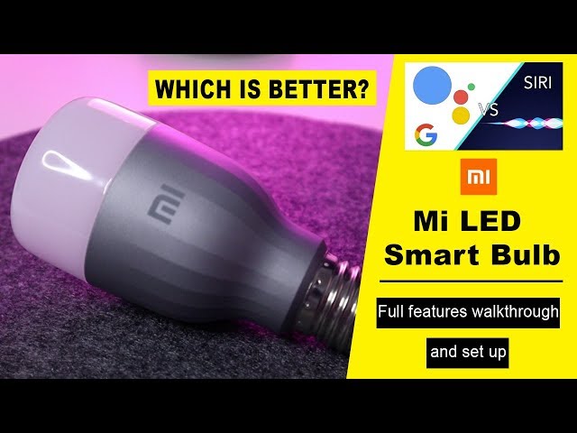 Mi LED Smart Bulb - Full Set Up with both Android and iOS [Smart Home]