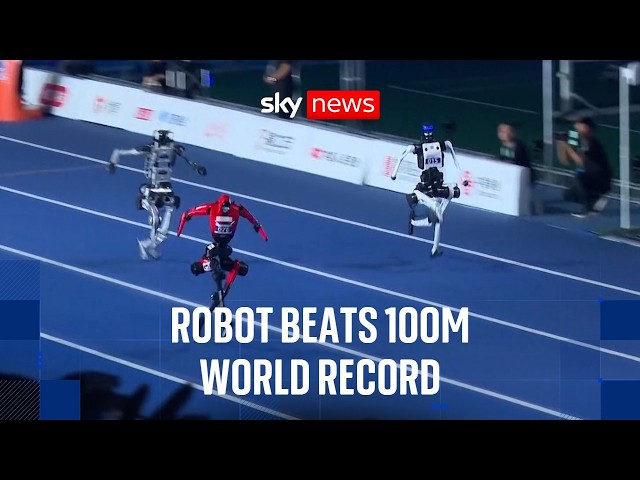 Robot beats Usain Bolt's 100m world record