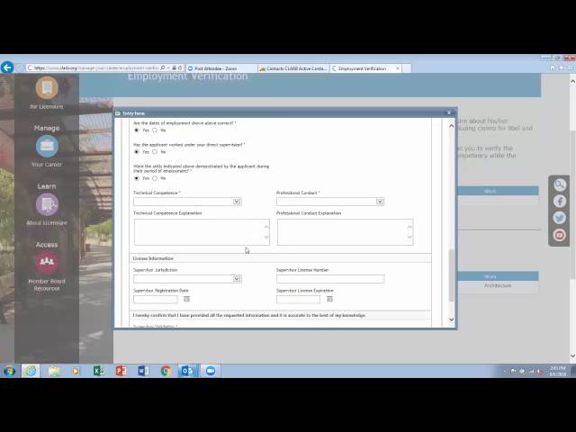 How to Council Record Supervisor Verification