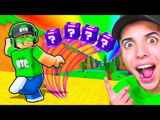 JUGUÉ el MAYOR ADMIN ABUSE de PATEA UN LUCKY BLOCK!😱 (Increíble)