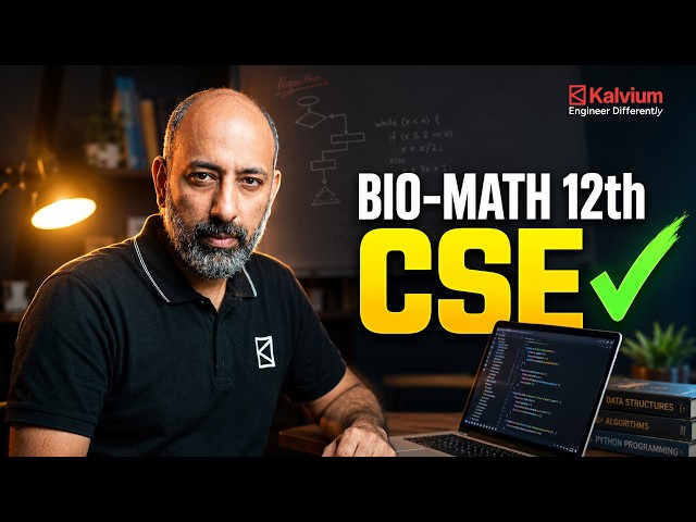 Can a Bio-Math Student Do BTech CSE?