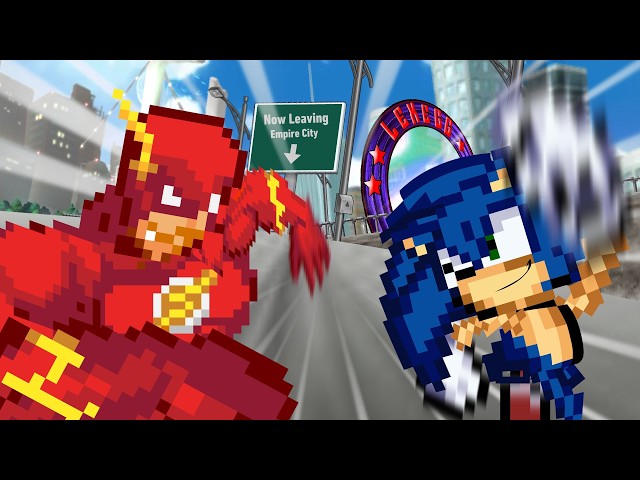Enter Sonic & Flash! (DC X Sonic The Hedgehog: Metal Legion) - Sprite Animation #8