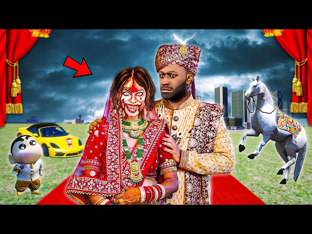 Franklin Got Married to Kamla In Indian Bike Driving 3d
