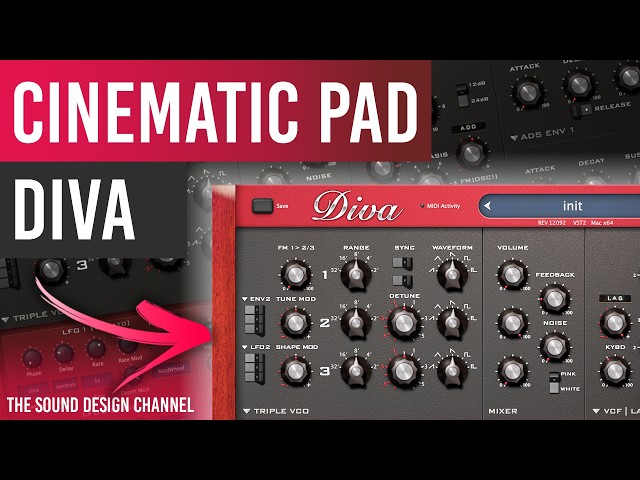 DIVA Tutorial | The perfect PAD for Breakdowns | Melodic, Progressive, Deep House & Techno