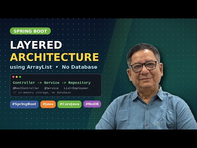 Spring Boot Layered Architecture Explained: Controller, Service & Repository 🔥