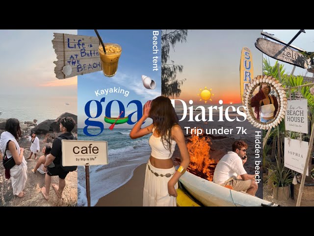•Most Chaotic Goa Trip•🌊🛶🍵☀️ (under 7k)