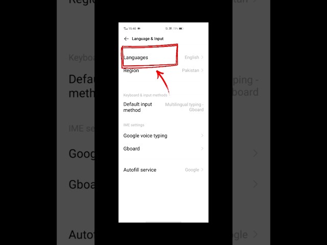 How to Change Language Settings on Android #shorts #ytshorts #language