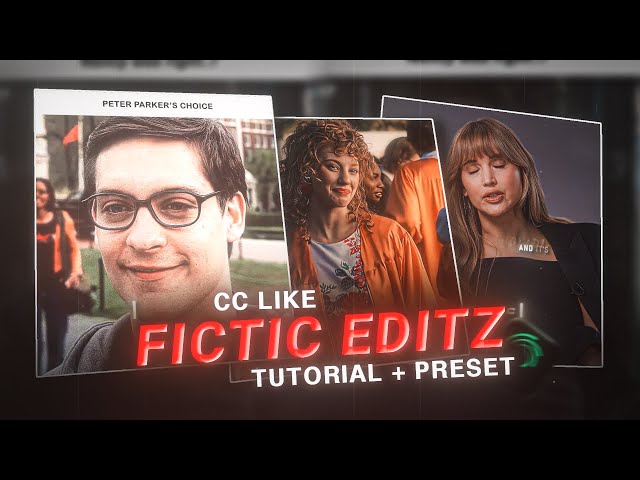How to Make FICTIC Editz Color Correction in Alight Motion 🔥 | Trending CC