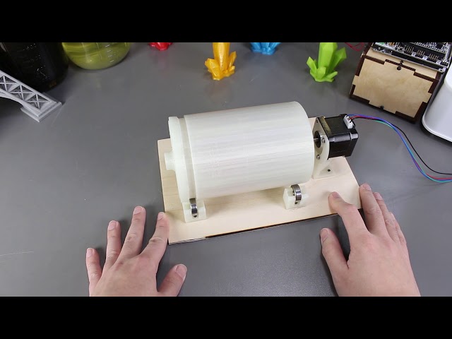 Post-Processing 3D Printed PLA Print with a Rock Tumbler