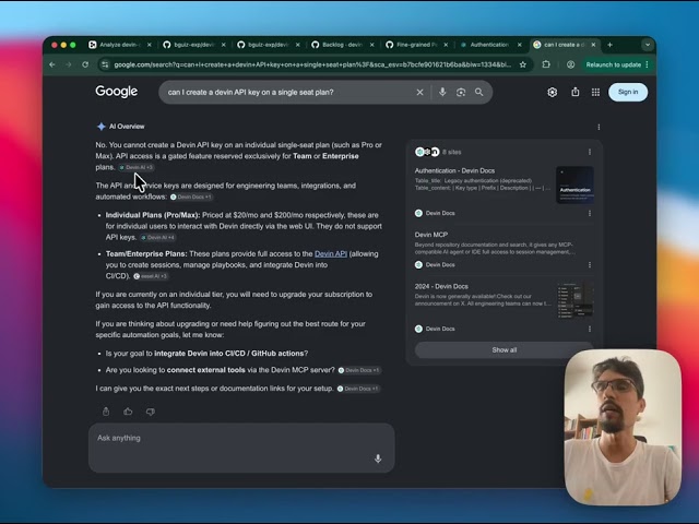 Devin - Continue building a project - Clarifying the tasks