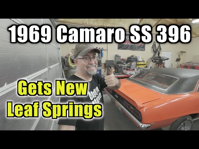 1969 Camaro SS 396 gets new leaf springs!