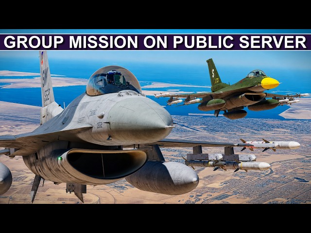 Group Strike Mission On Public DCS Server Ends Typically GR | DCS