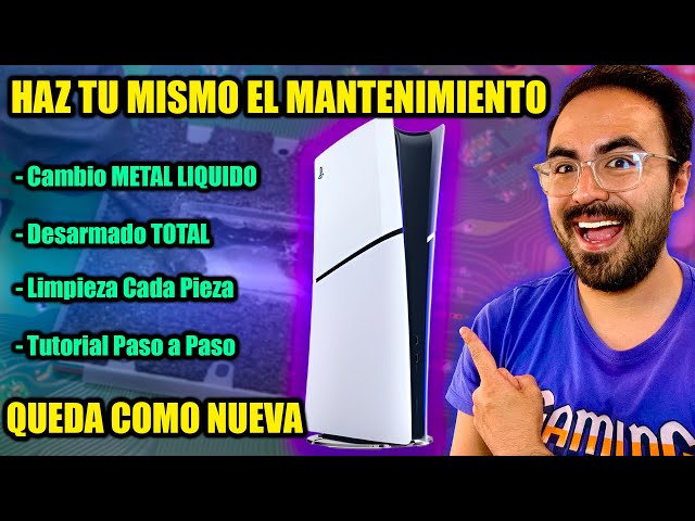 PS5 SLIM Cleaning and Maintenance + Liquid Metal Change | Step-by-Step Tutorial | JxR