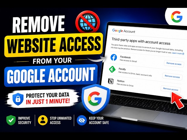 How to Remove Website Access from Your Google Account ?