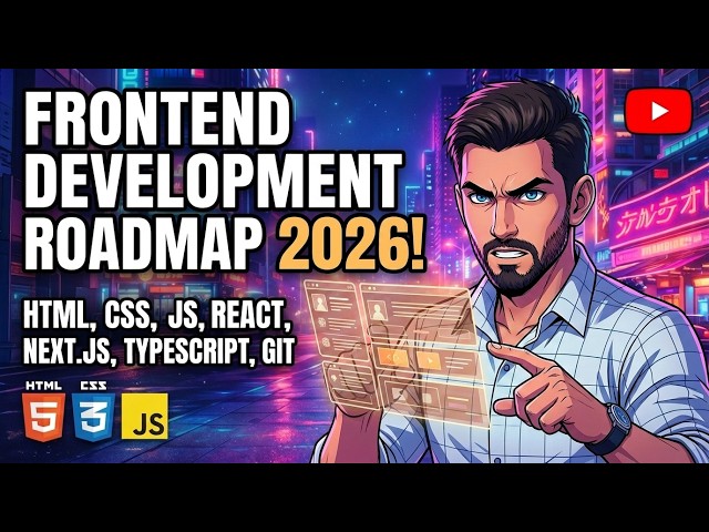 Frontend Development Roadmap 2026 | Complete Learning Path for Beginners