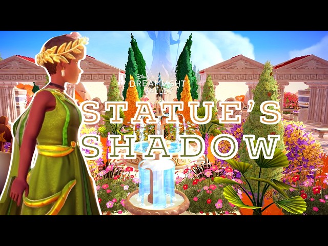 Statues Shadow Before & After Walkthrough Tour | Dreamlight Valley Storybook Vale Inspiration