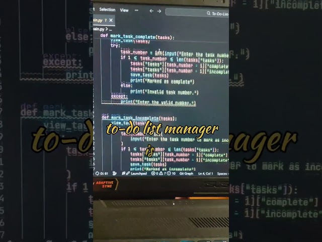 Day-30 | Why a To-Do List App Teaches Real Programming Basics [Python]
