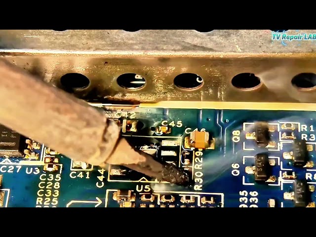 Dim TV Screen? This ONE IC Is The HIDDEN CAUSE! (Easy Fix)