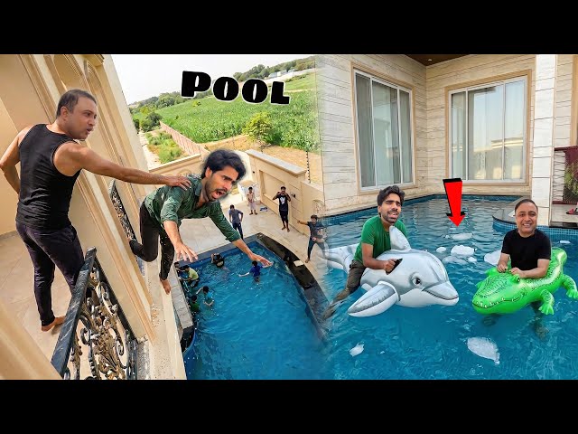 POOL MEIN AMIN BHAI NE DHAKA DE DIYA?! 😱 CHALLENGES 