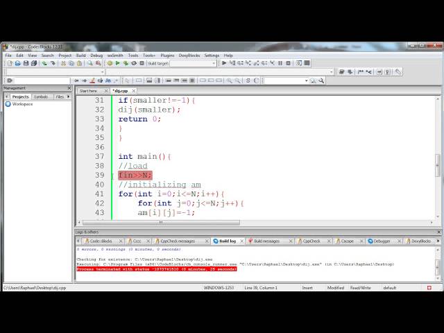 dijkstra's shortest path algorithm source code development in c++