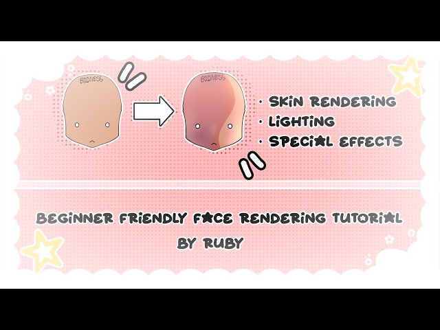 ୨ how to render faces ୧ | beginner friendly 🩷🤍