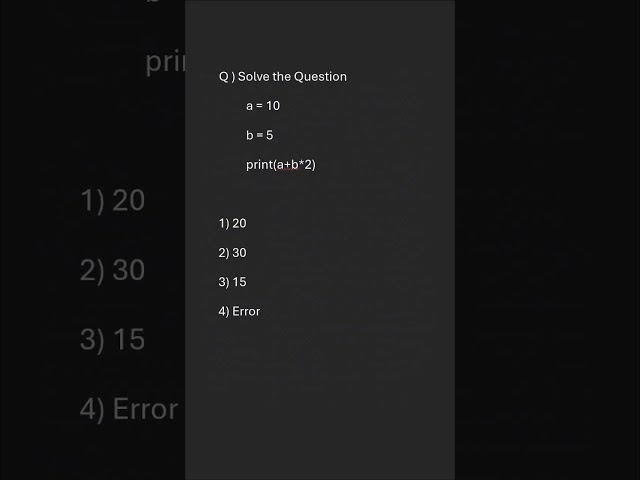 python mcq question Think You're a Python Pro? 🐍🔥 Prove It with These Questions! 💻🤔 #python #shorts