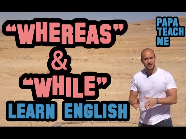 Difference between 'Whereas' & 'while'