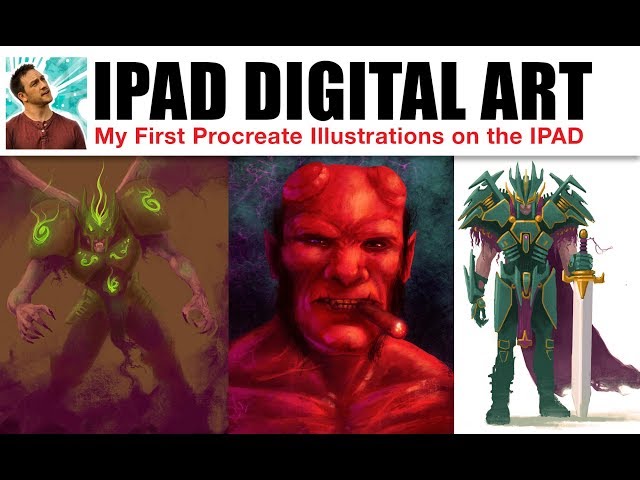 My First iPad Art Using Procreate