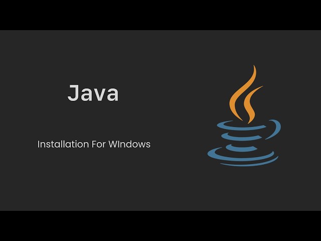 How to install java on windows