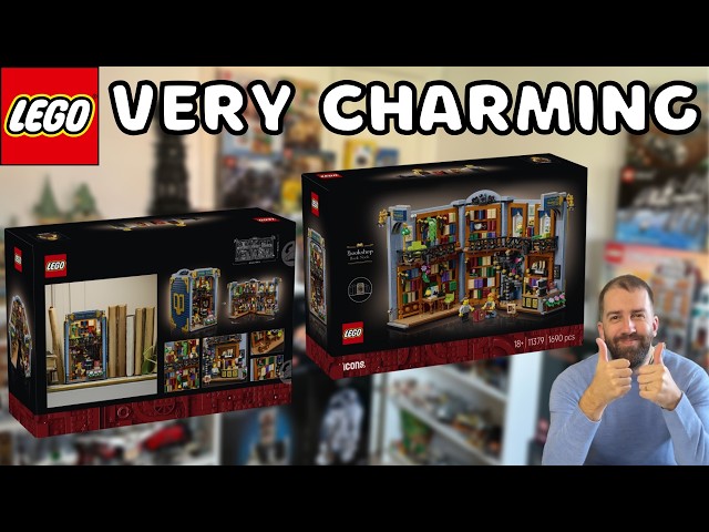 LEGO Icons Bookstore Book Nook 11379 Officially Revealed