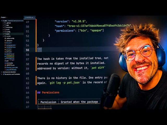 developing pet (supply chain security for php) (nunomaduro Full VOD 17/08/2026)