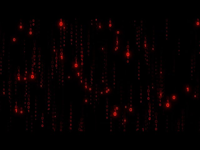 Matrix Binary Code Numeric Version 3 - Digital Background Loop
