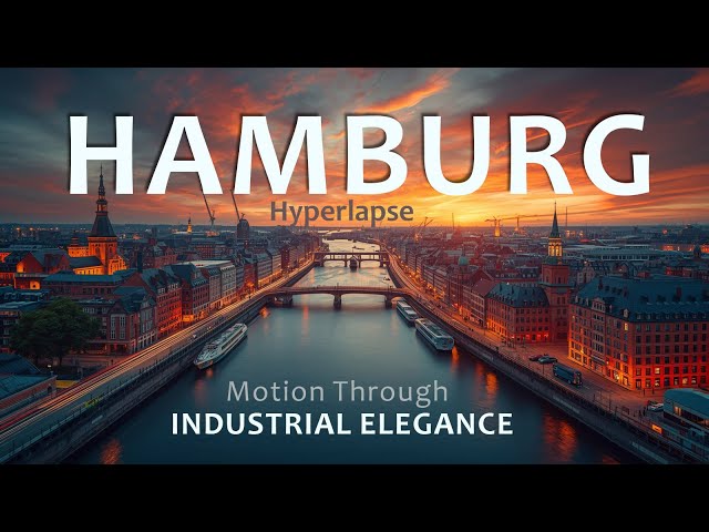 Hamburg Hyperlapse: Motion through Industrial Elegance | Germany | 4K
